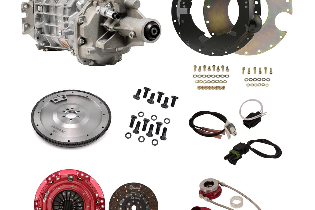 SBC 86-up Tremec T56 6 Speed Transmission Installation Kit, 700HP