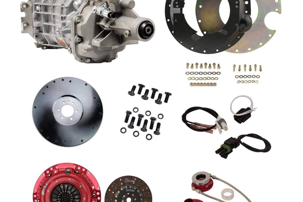 SBC 85-older Tremec T56 6 Speed Transmission Install Kit, 700 HP