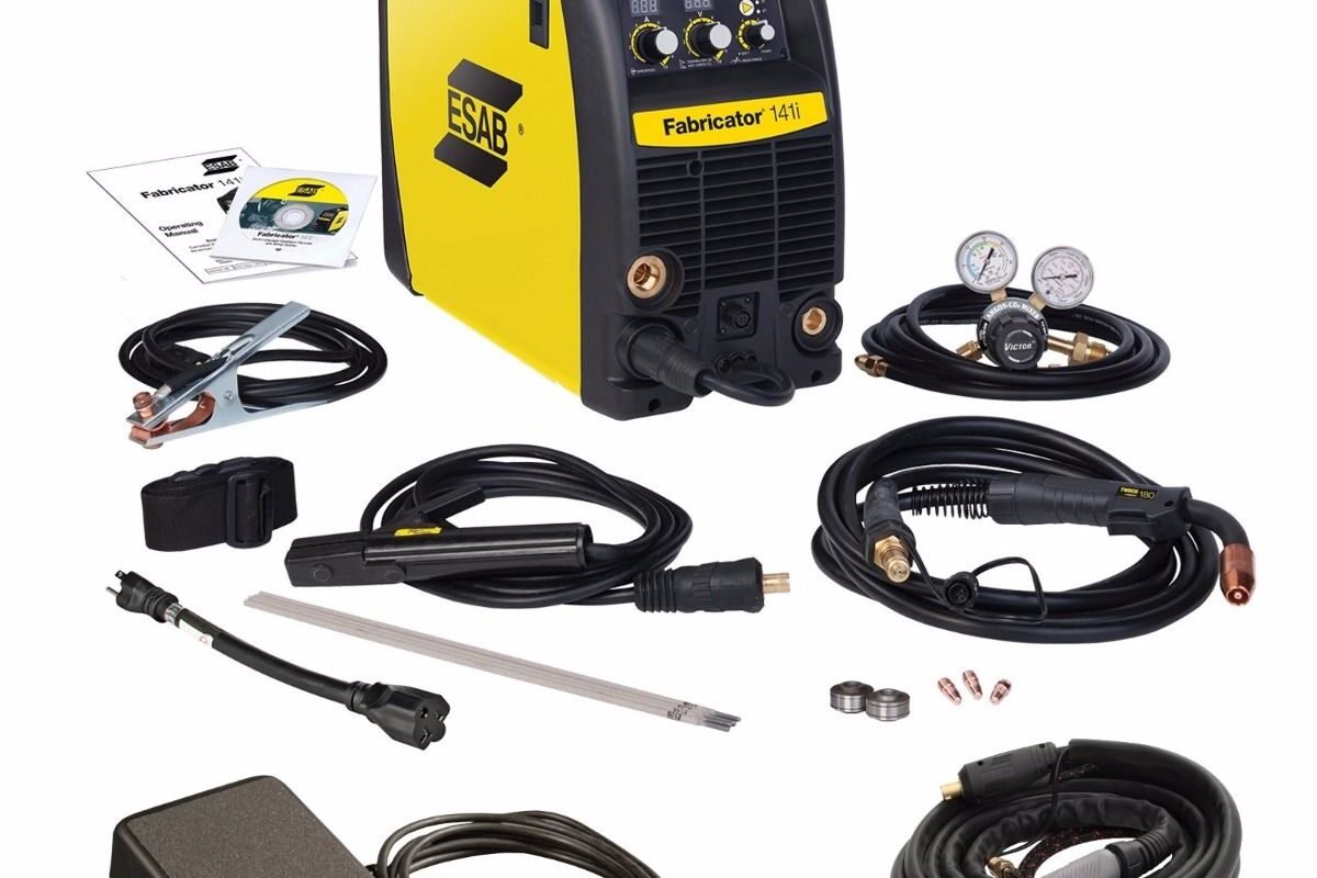 ESAB FABRICATOR 141I MULTI PROCESS WELDING SYSTEM, TIG TORCH, AND FOOT CONTROL (W1003141)