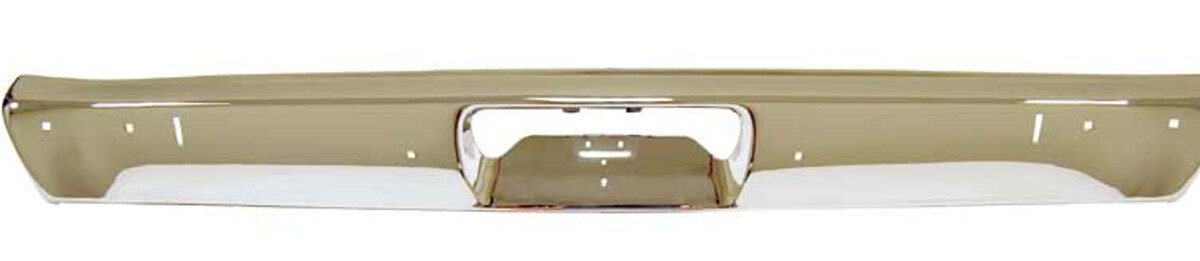 1971-1972 Duster & Demon Rear Chrome Bumper (With Jack Slots)