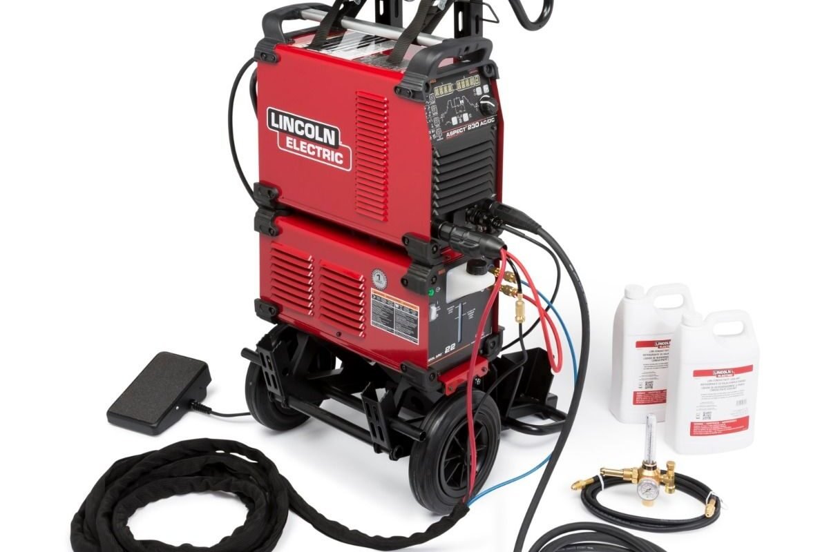 LINCOLN ASPECT 230 AC/DC TIG WELDER WATER COOLED ONE-PAK (K4342-1)
