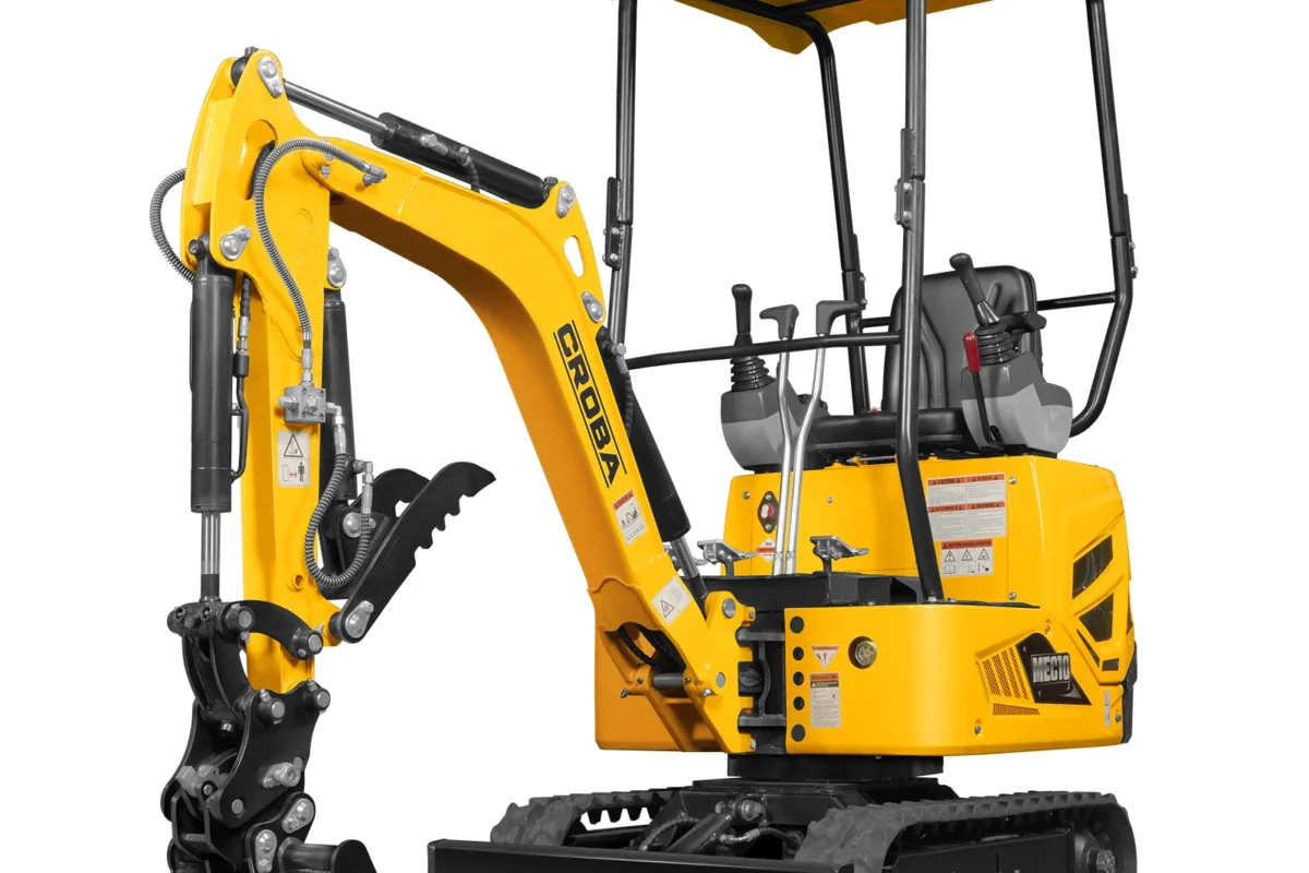 Mini Compact Excavator B&S VANGUARD 408cc 14hp Engine, 65.7″ Max. Digging Depth, 1 Ton, 2370 LBS Operating Weight, MEC10