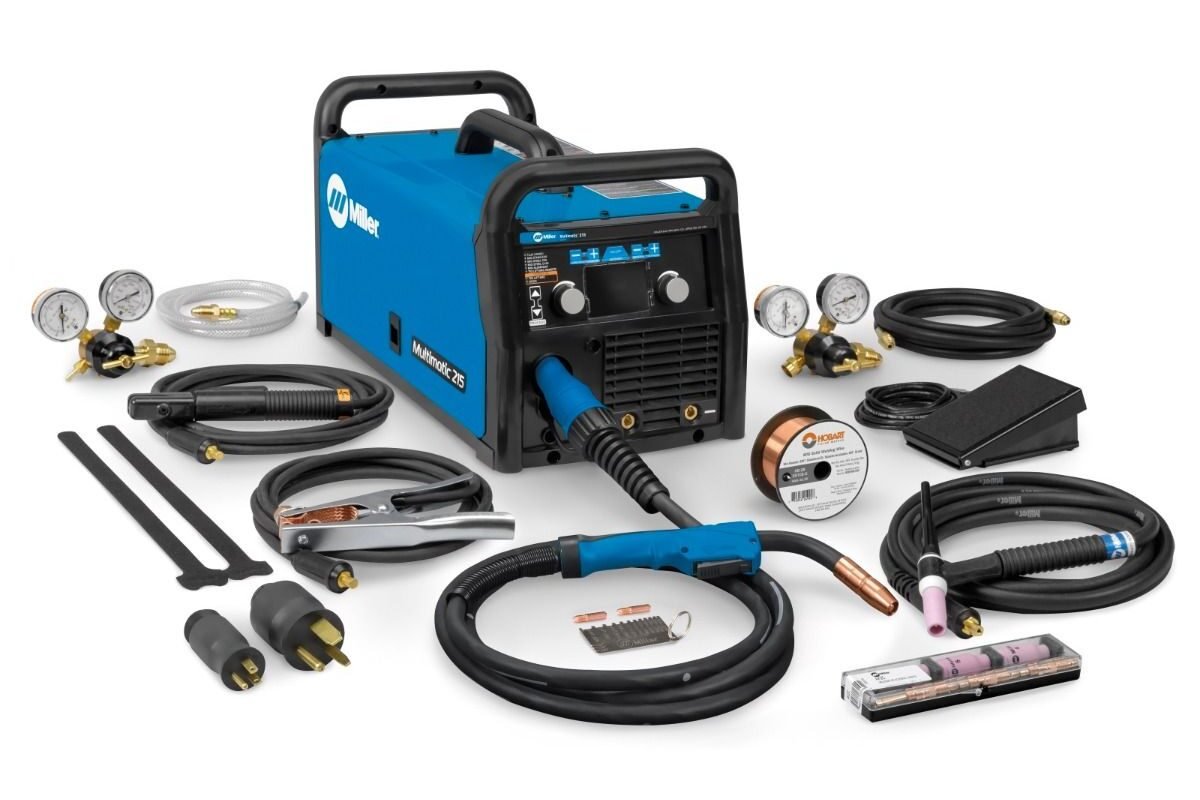 MILLER MULTIMATIC 215 AUTO-SET MULTIPROCESS WELDER WITH TIG PACKAGE (951674)