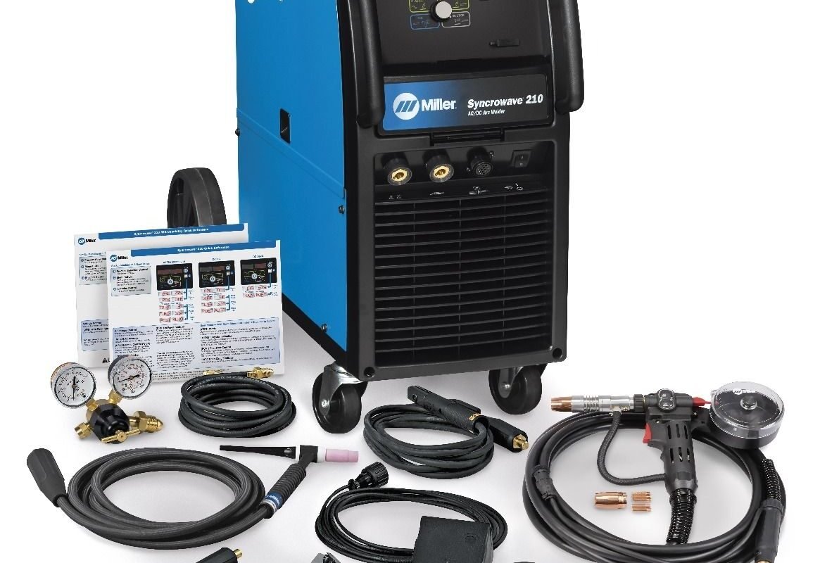 MILLER SYNCROWAVE 210 TIG/STICK WELDER PACKAGE WITH SPOOLMATE 150 (951684)
