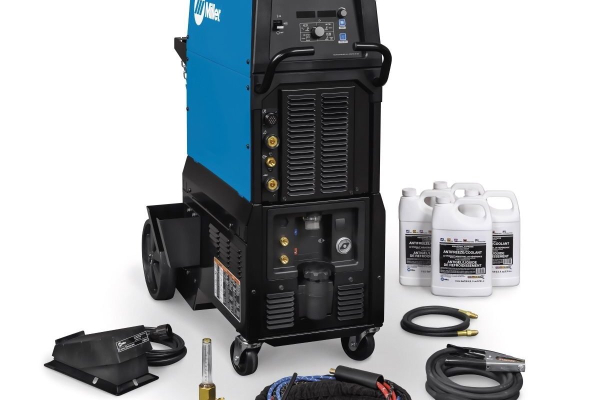 MILLER SYNCROWAVE 400 AC/DC TIG AND STICK WELDER COMPLETE W/WIRED FOOT CONTROL (951000004)