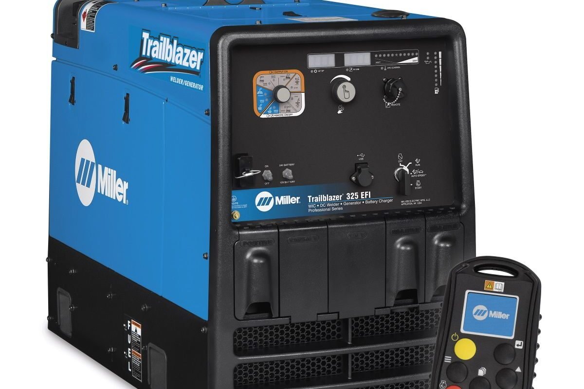 MILLER TRAILBLAZER 325 EFI WELDER/GENERATOR W/EXCEL POWER, BATTERY CHARGE, WIC (907798005)