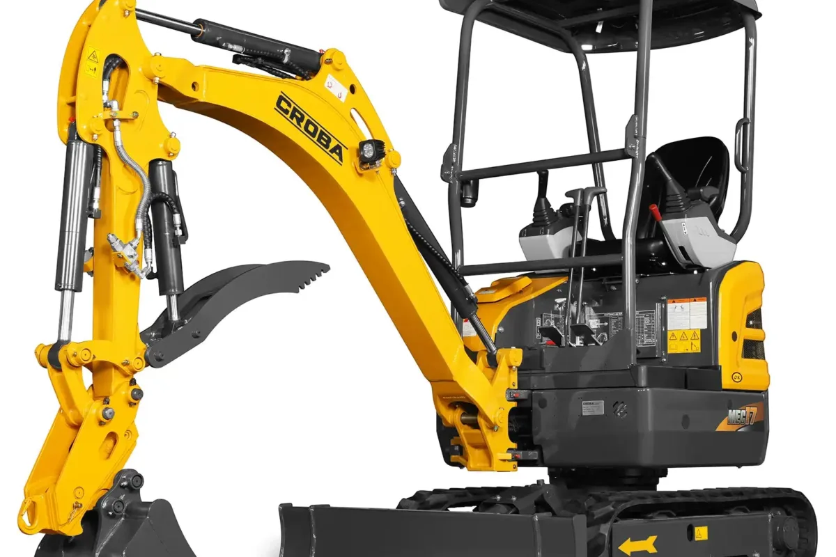 Mini Compact Excavator Kubota D902 Engine, 89″ Max. Digging Depth, 1.7 Ton, 4145 LBS Operating Weight, MEC17