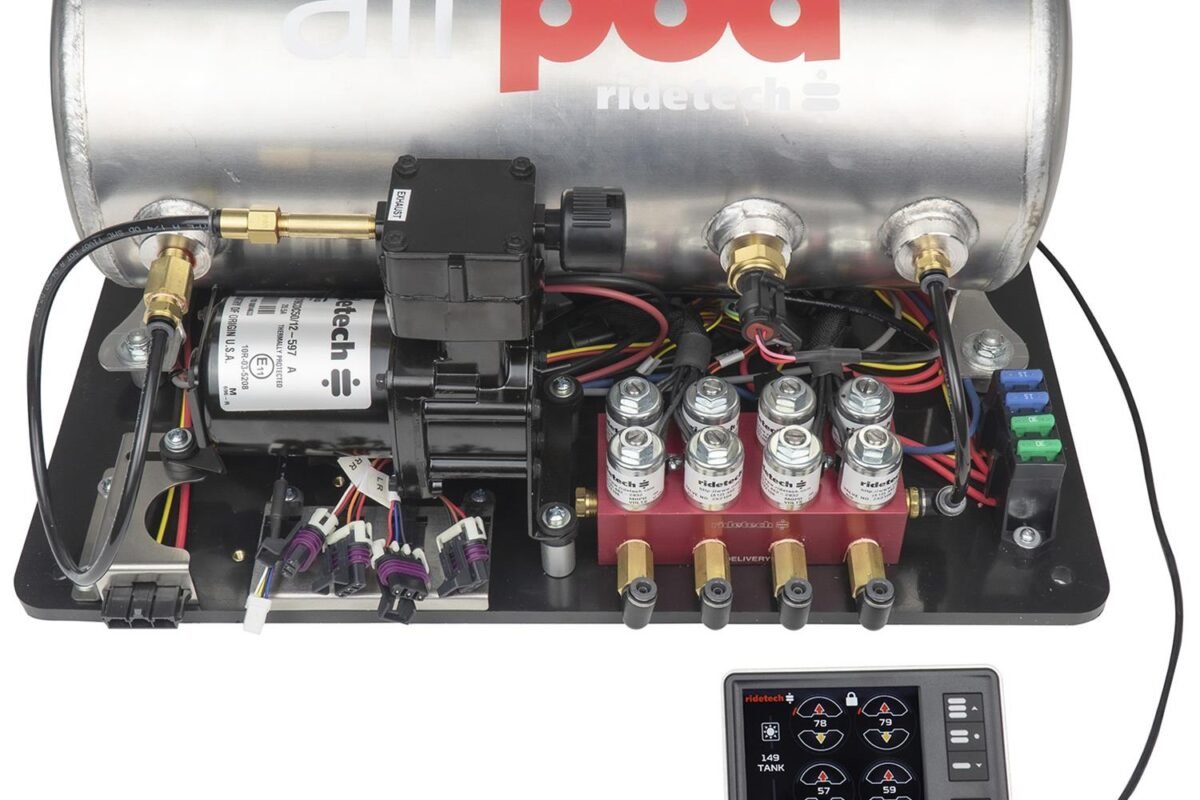 RideTech RidePro E5 Air Ride Suspension Control AirPod Single Compressor Systems 30514000