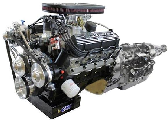 BluePrint Builder Series 347W/415HP Mustang Edition EFI Crate Engine and 4R70W Transmission Combos B347FK4R7M