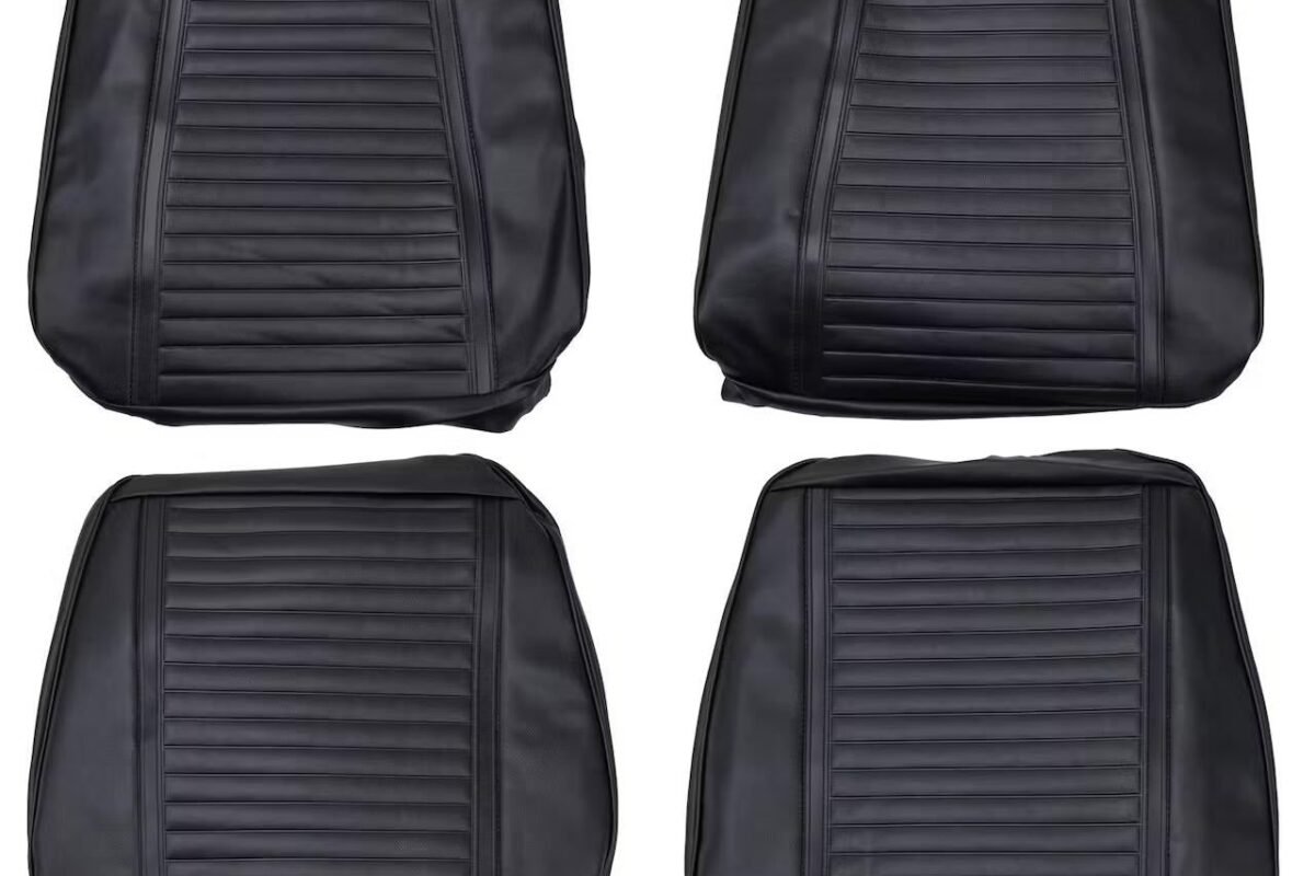 PUI 69FS10U 1969 Camaro Bucket Seat Black Upholstery