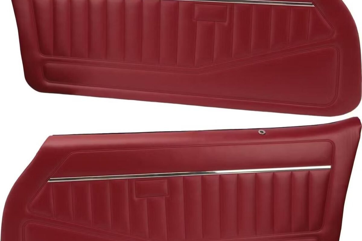 PUI 78FD38-P Front Door Panels, 78-81 Camaro PR, Carmine