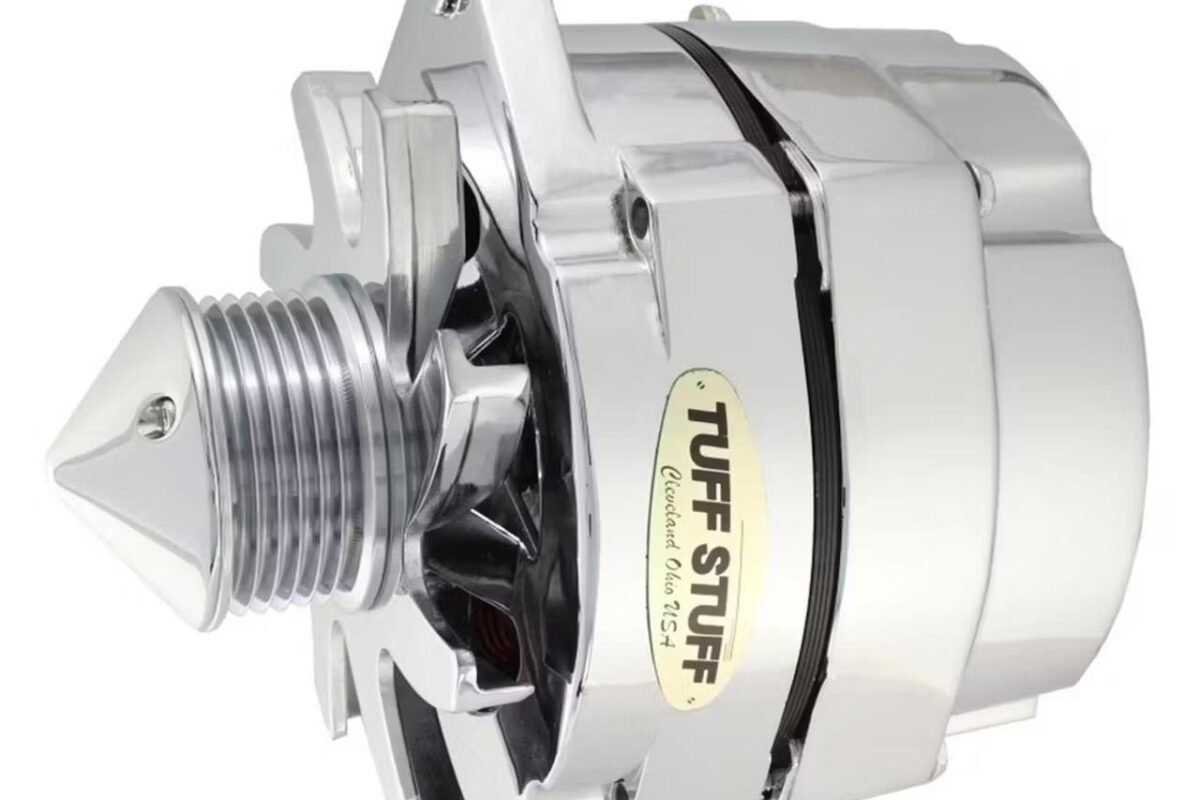 297. Tuff Stuff 7139ABUL6G12 GM Silver Bullet 100 Amp Alternator, Chrome