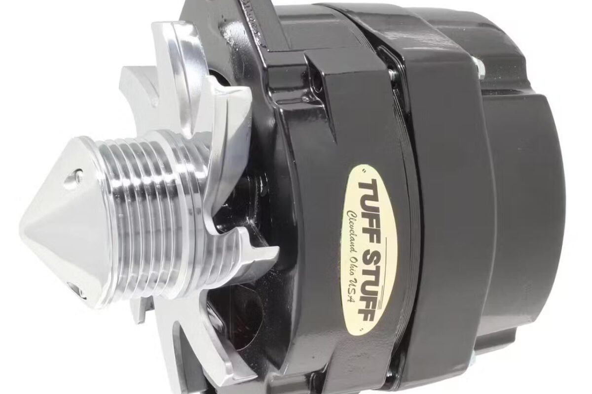 Tuff Stuff 7140FBUL6G12 GM Silver Bullet 140 Amp Alternator, Blk