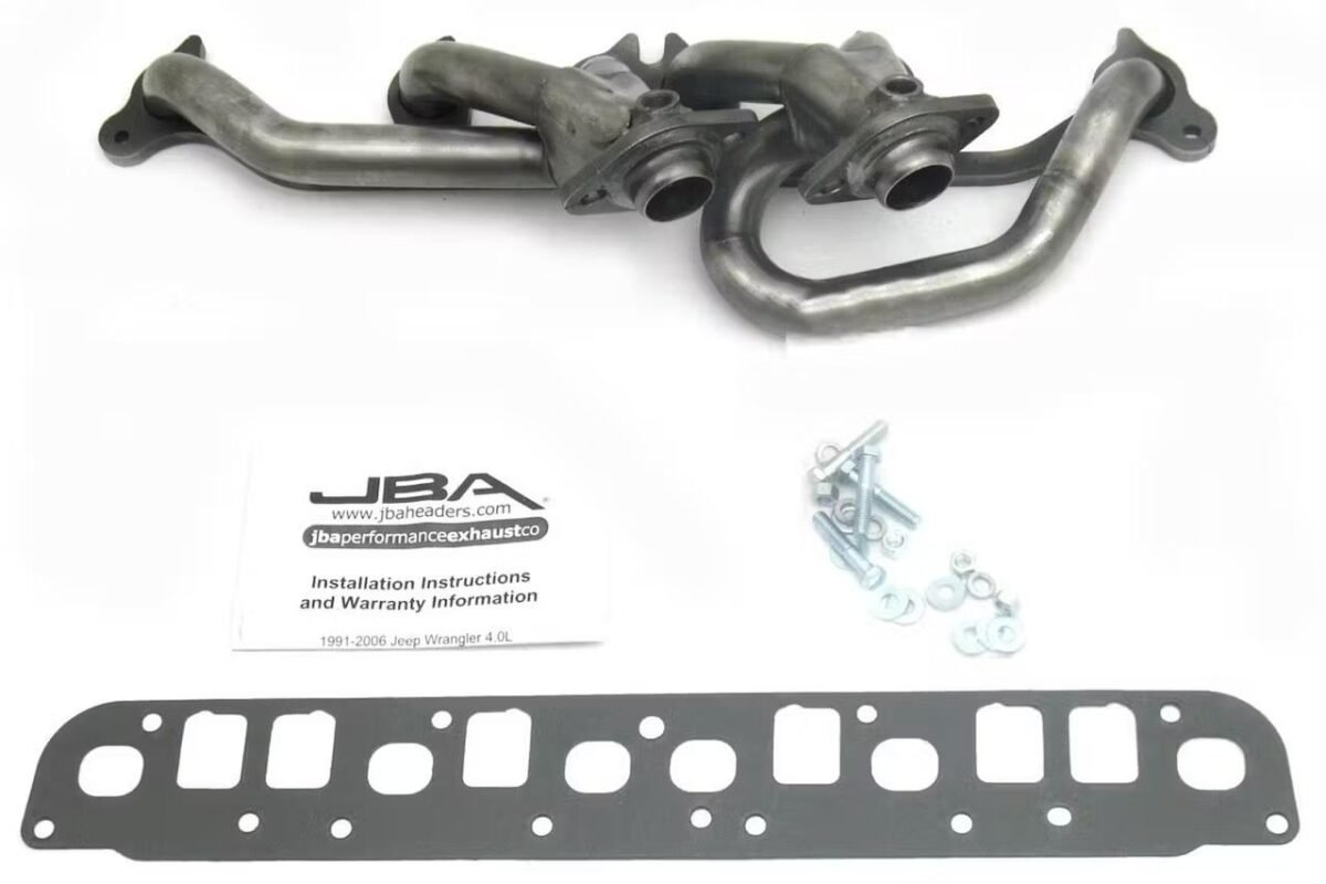 JBA 1527S Shorty Header, SS, 00-06 Wrangler