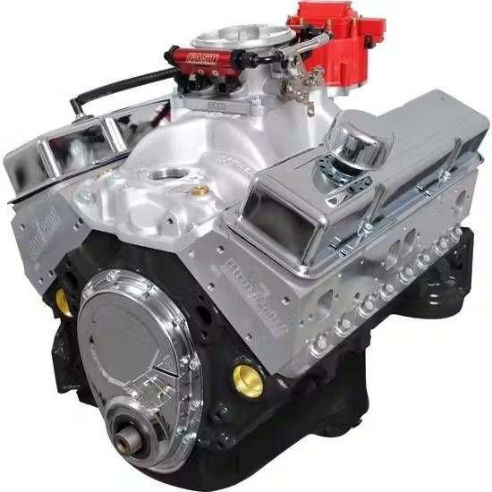 Tsonev Spare Parts BP3961CTF GM 396 SBC Dressed Engine, Alum Heads, Roller Cam