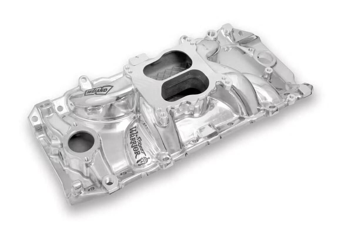 Weiand 8122P Street Warrior Intake Manifold 396-427ci, Peanut Port