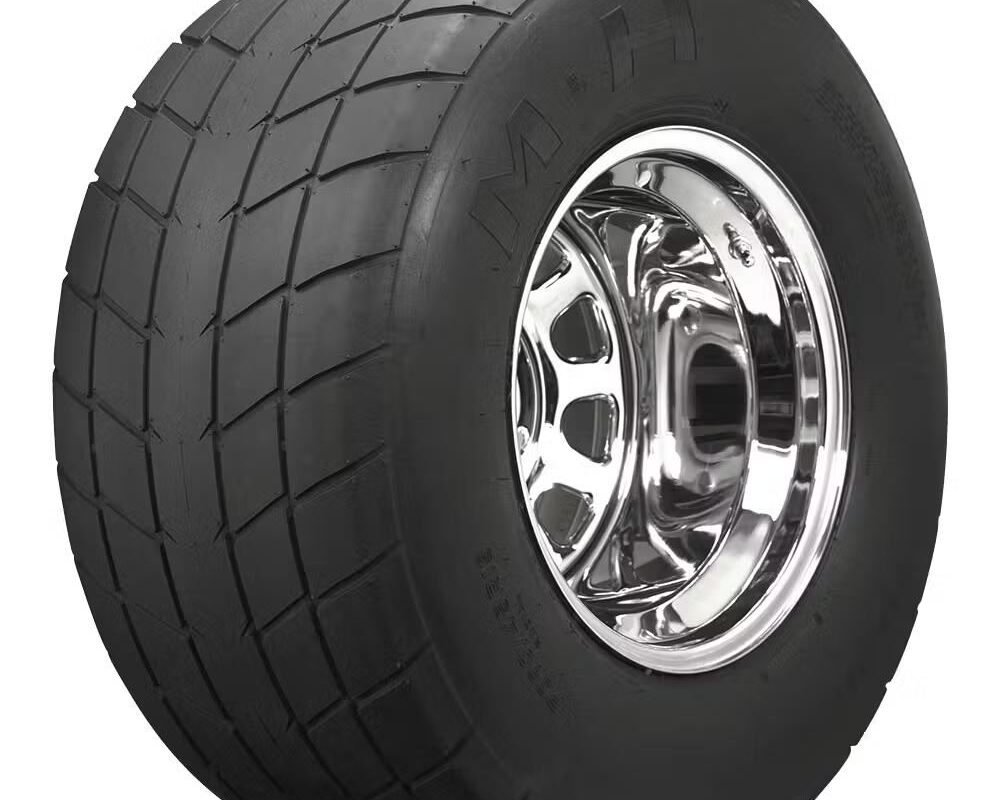 M&H Racemaster Radial Drag Rear Tire, 390/45R15