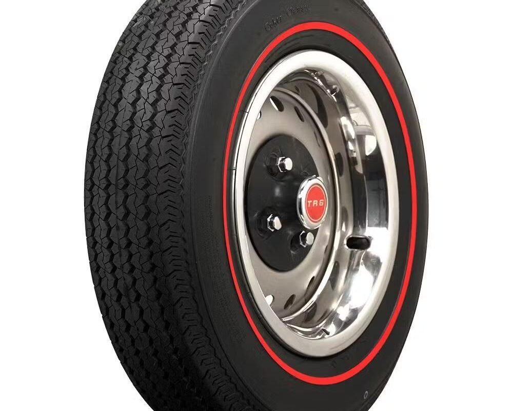 Coker Tire Classic 3/8 Inch Redline Radial Tire, 185R-15