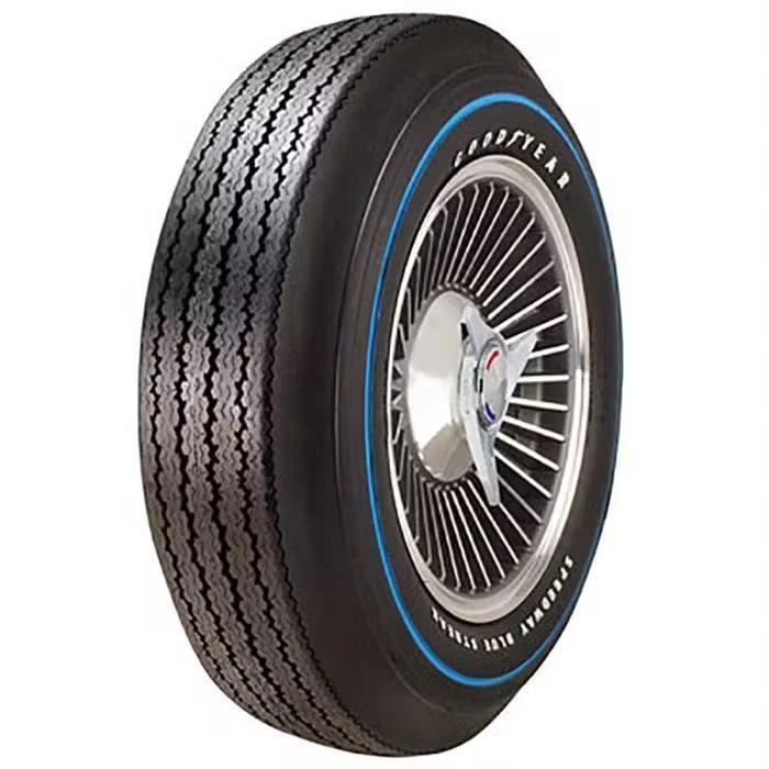 Kelsey Tire CC3E4 Tsonev Spare Parts Blue Streak Blue Stripe Tire, 775/15