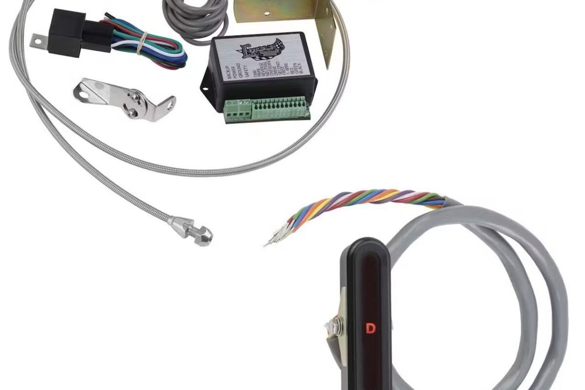 Lokar XCIND-1716 Midnight Series Vert. Alum. LED Dash Indicator, GM