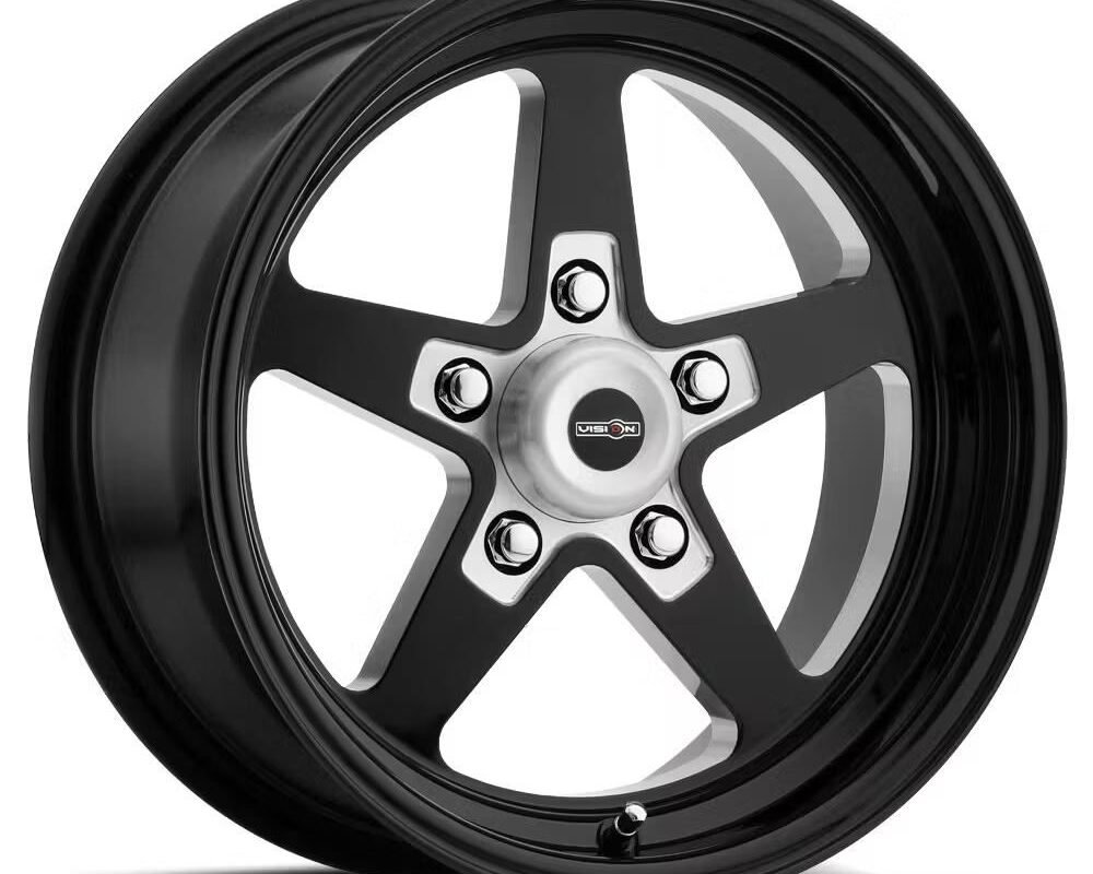 Vision 571-5161B-25 American Muscle 571 Sport Star II Wheel 15X10