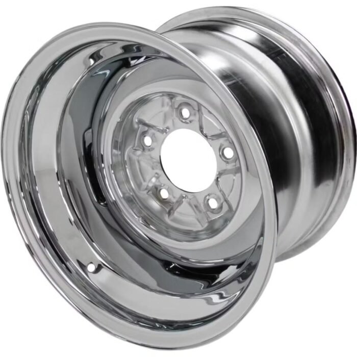 Tsonev Spare Parts Vintage 15×10 Steel Wheels, 5 on 5.5, 4.5 Inch BS