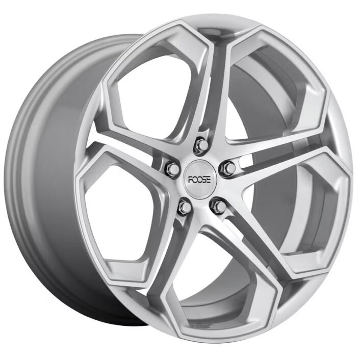 Foose Wheels F170200565+40 Impala Wheel, 20×10.5, Silver Machined
